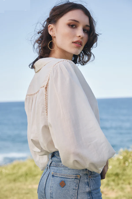 New Birkin Blouse Ecru